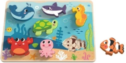Lesene puzzle Svet morja za otroke TOOKY TOY
