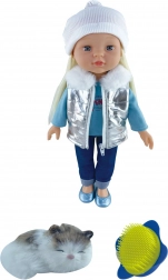 Punčka z mačko 43 cm