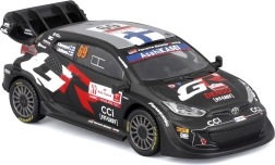 Bburago 1:43 Toyota GR Yaris Rally1 Hybrid – zbirateljski model v darilni škatli