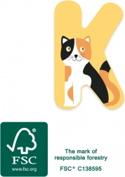 Small foot lesena črka K