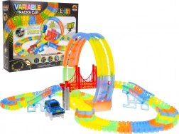 Svetleča avtomobilska steza - 157 delov