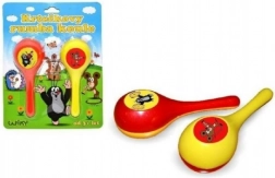 Krtek rumba krogle za otroke 2 kosa plastika