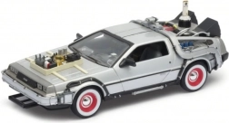 Kovinski model avtomobila DeLorean iz filma Nazaj v prihodnost III v merilu 1:24