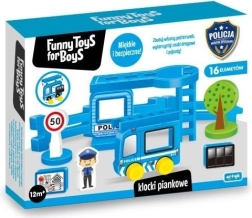 ToysForBoys Police foam blocks 16 pcs