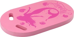 Plavalna deska iz pene z motivom morske deklice, rožnata