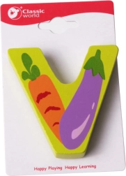 Klasična lesena črka V