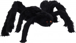 Veliki črni pajek za noč čarovnic