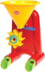 Mini mlin za vodo in pesek rdeč
