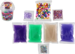 Sluz z dodatki v plastični posodici, različne različice – 1 kos