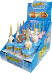 Zabaven otroški lonček Drinkeez s slamico