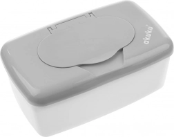 Škatla za vlažilne robčke Akuku, siva