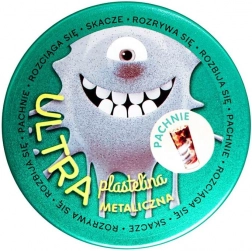 Ultra plastelin z vonjem kole – srebrna kovinska 128 g