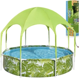 Bestway vrtni bazen s konstrukcijo 244 × 51 cm s senčnikom SPLASH-IN-SHADE