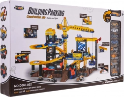 Interaktivna garaža z igralnimi elementi in dodatki