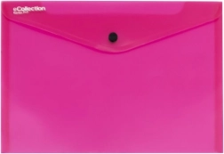 Mapa z gumbom A4 eCollection rožnata