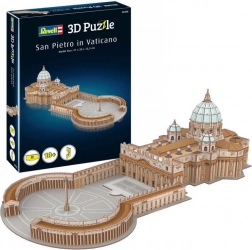 Revell 3D puzzle bazilika sv. Petra, Vatikan 68 delov