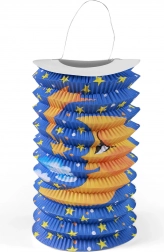 Papirnata laterna z motivom lune 15 cm