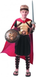 Pustni kostum Gladiator za otroke v velikosti 120–130 cm