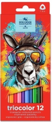 Trokotni barvice Koh-i-noor Triocolor 12 kos