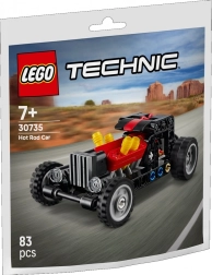 Lego Technic hot rod – model avtomobila z gibljivimi bati