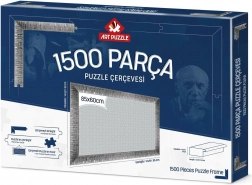 Srebrn okvir za sestavljanko 85x60 cm