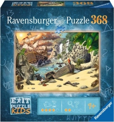 ravensburger exit puzzle kids piratska pustolovščina 368 koščkov