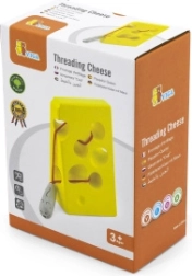 Prebadanka sir z miško – izobraževalna igrača za otroke 3+