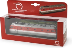 Kovinska Lokomotiva Rdeča in Siva 17 cm