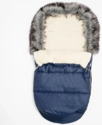 Zimska zimska vreča New Baby Lux Wool modra