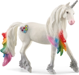 Schleich bayala mavrični žrebec samorog s srčki