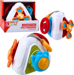 Senzorična manipulatívna kocka 5v1 za dojenčke