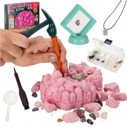 Izkopavanje draguljev – otroški znanstveni komplet z minerali