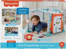 Fisher-Price 3v1 igralna podloga Hišica raziskovalca z zvoki