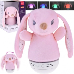 plišasti zajček s spreminjajočo se svetlobo in glasbo – nočna svetilka za otroke