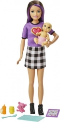 Barbie varuška z dojenčkom in dodatki