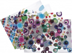 Plastična mapa s pritisnim gumbom 35,5 × 26 cm