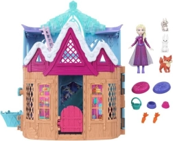 Zimska hiška za punčke DISNEY FROZEN – Elsa in živalice Storytime Stackers