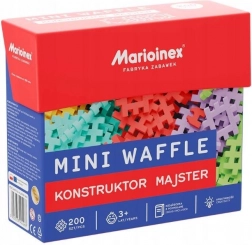 Gradbeni komplet MARIOINEX MINI WAFFLE KONSTRUKTOR MAJSTER – 200 kosov