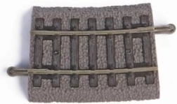 Piko ukrivljeni tir R2 7,5° z nasipom H0