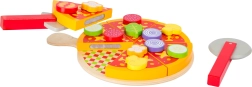 Lesena pizza set z dodatki Small Foot