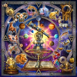 BLUEBIRD kvadratne puzzle ozvezdja – 1000 koščkov