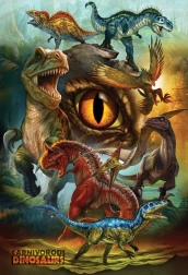 Sestavljanka mesojedih dinozavrov 100 kosov