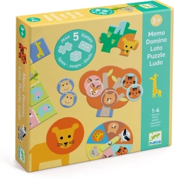 Djeco set 5 iger – živali s savane