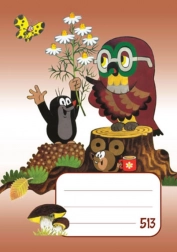 Šolski zvezek A5 črtni KRTEK 10 listov BOBO BLOK