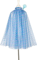 Souza otroški kostum morska deklica Marlya – plašč s naglavnim trakom in paličico (3–4 leta)