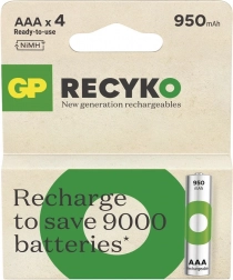 Akumulatorji AAA Ni-MH 950 mAh GP ReCyko
