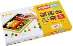 CUBIKA 14903 Pixel IV avtomobili - lesena mozaika 400 koščkov in 7 predlog