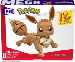 Konstrukcijska igra MEGA POKÉMON jumbo Eevee 28 cm (824 delov)