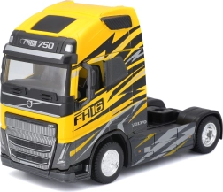 Bburago vlačilec VOLVO FH16 Globetrotter 750 XXL 1:43 rumen