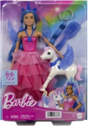 Barbie princesa Sapphire s krilatim samorogom – jubilejna izdaja 65 let